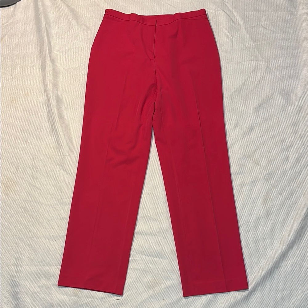 Grace Dane Lewis Straight Leg Trousers in Burnt Orange / Red Size 8 *PRE…